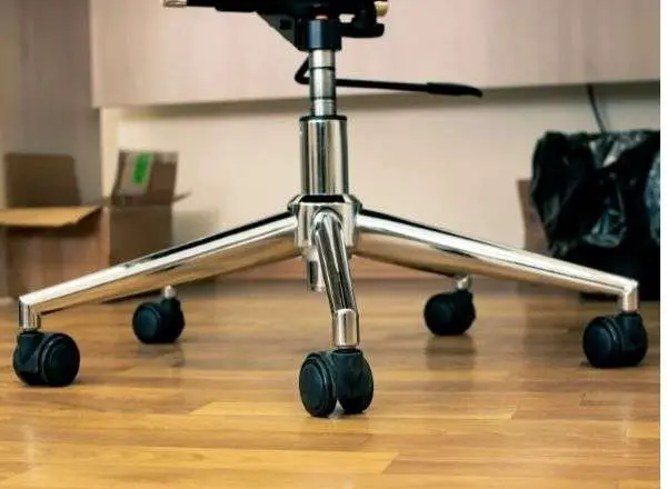 Will office chair wheels scratch the wood floor?