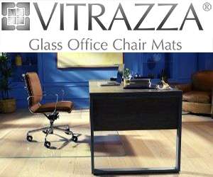 Vitrazza Glass Office Chair Mats