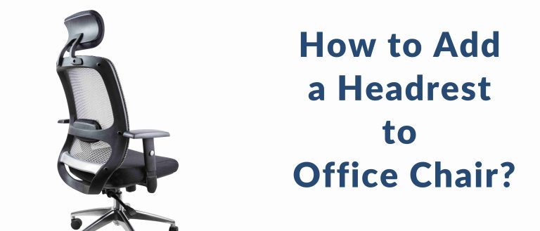 How to add a headrest to office chair/