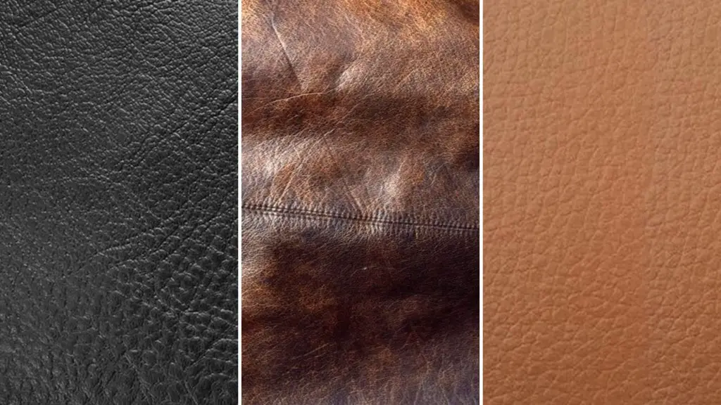 bonded leather vs genuine leather vs faux leather